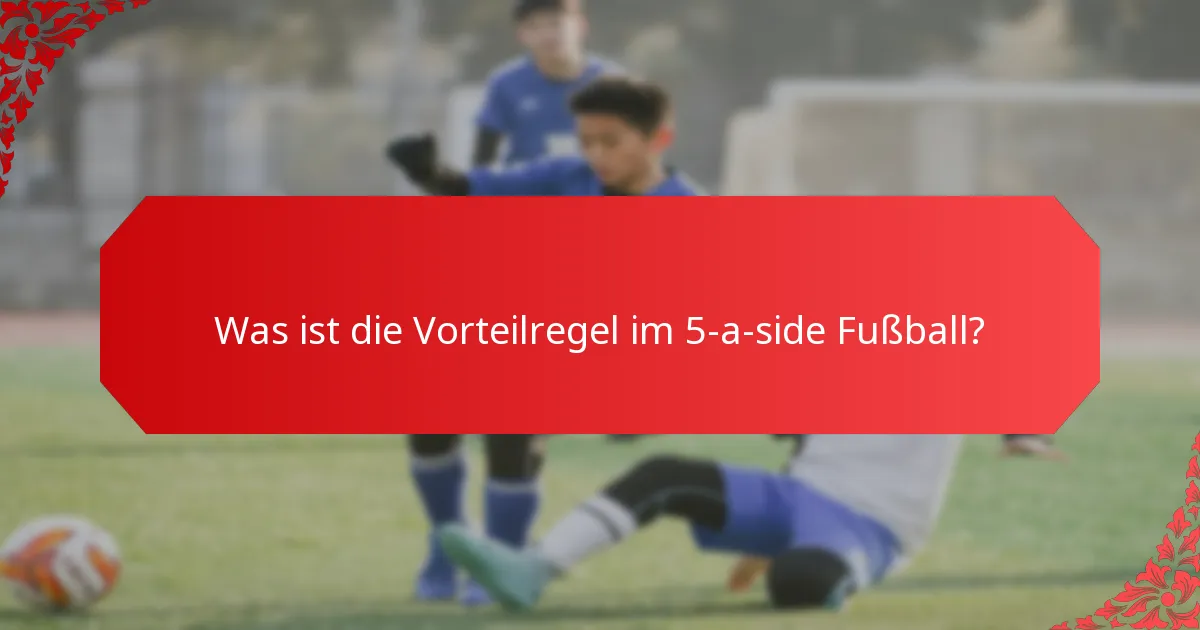 Was sind gelbe Karten im 5-a-side Fußball?