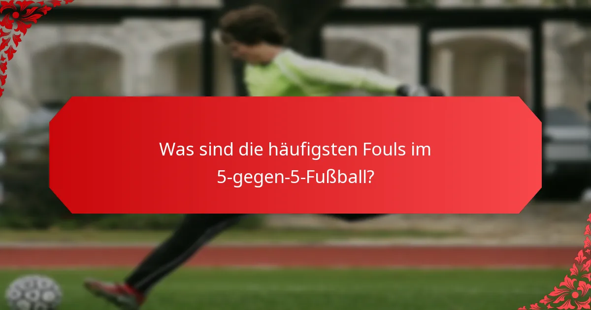 Wie funktionieren Auswechslungen im 5-gegen-5-Fußball?
