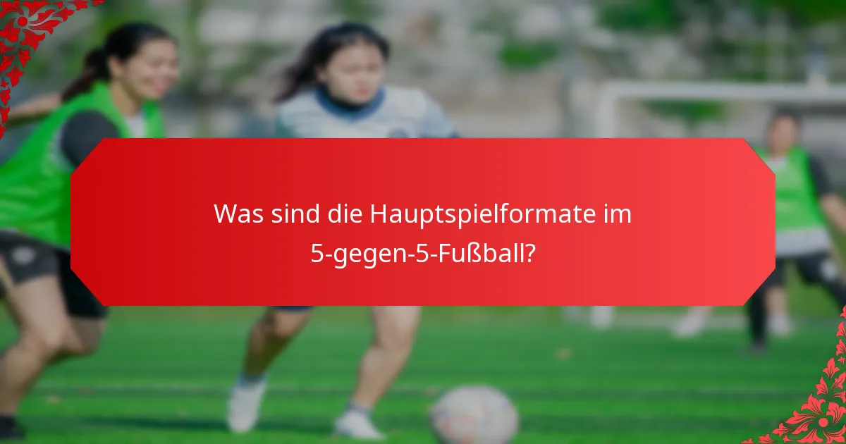 Was sind die offiziellen Ligaregeln für 5-gegen-5-Fußball?