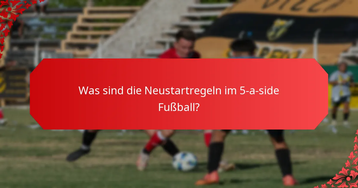 Was ist der Torraum im 5-a-side Fußball?