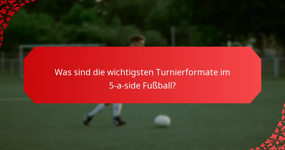 Wie sind Gruppenphasen im 5-a-side Fußball organisiert?