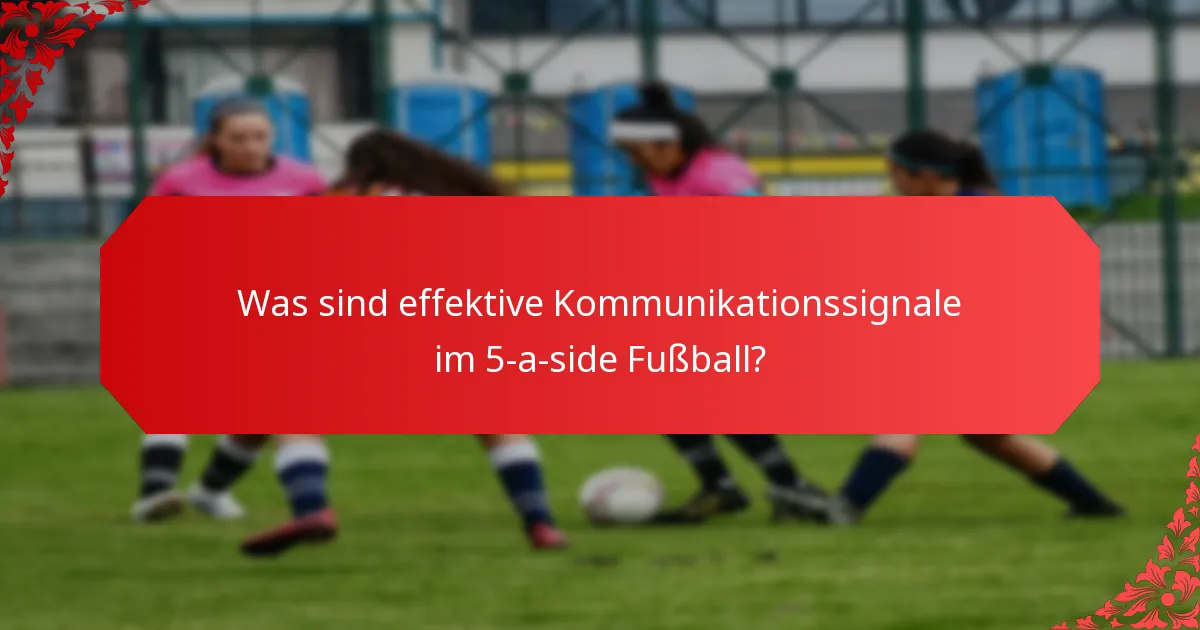 Welche Rollen und Verantwortlichkeiten hat ein Mannschaftskapitän im 5-a-side Fußball?
