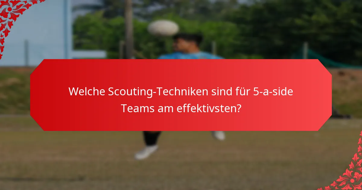 Wie beeinflusst taktische Flexibilität das Spiel im 5-a-side Fußball?